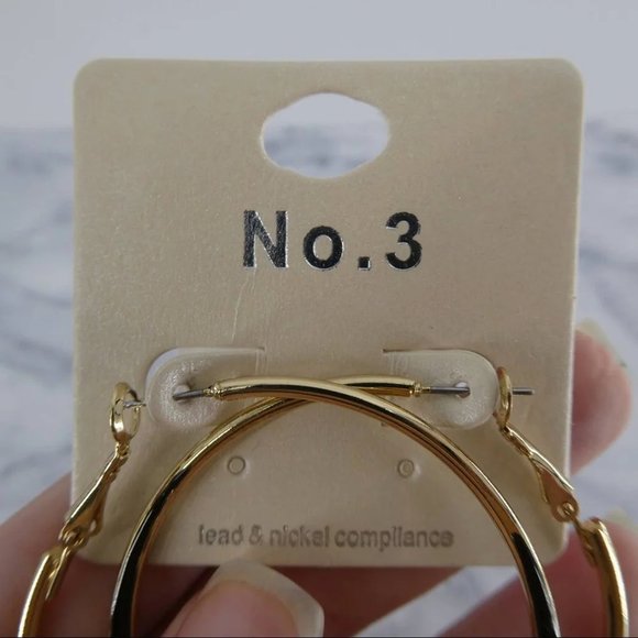 Sterling Silver Small Hoop Earring 8MM - Picture 4 of 5